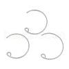 Brass Earring Hooks KK-C069-02P-1