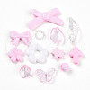 Transparent & Opaque Acrylic Beads TACR-T028-26C-2