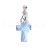 Transparent Acrylic Pendants PALLOY-JF03998-01-2