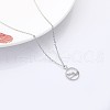 Alloy Crystal Rhinestone Ring with Constellation Pendant Necklaces FS-WG797BF-04-1