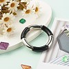 Chunky Curved Tube Beads Stretch Bracelets Set for Girl Women BJEW-JB06947-10
