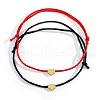 Adjustable Fibre Cord Bracelets RV4258-1-2