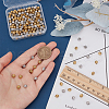 200Pcs 2 Colors Tibetan Style Alloy Beads TIBEB-FG0001-05-3
