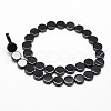 Natural Black Onyx Beads Strands G-P161-34-14x4mm-2