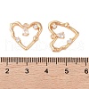 Brass Pendants with Clear Glass KK-N254-56G-3
