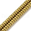 Electroplated Synthetic Non-magnetic Hematite Beads Strands G-K361-A04-02-1