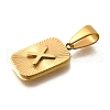 304 Stainless Steel Pendants STAS-S161-01X-G-2