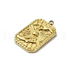 Ion Plating(IP) 304 Stainless Steel Pendants STAS-B058-18G-01-2