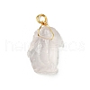 Natural Rose Quartz Pendants G-FG0001-13-2