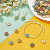   70Pcs 7 Colors Alloy Enamel Beads ENAM-PH0002-89-5