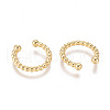 Brass Cuff Earrings EJEW-L244-02G-2