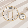 Brass Chain Bracelets & Earrings & Necklaces Sets for Everyday Women's Fashion Accessories FY4215-2