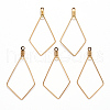 PVD Vacuum Plating 304 Stainless Steel Wire Pendants X-STAS-S103-09G-B-1