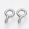 304 Stainless Steel Screw Eye Pin Peg Bails STAS-Q224-03B-1