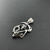 Punk Skull Grim Reaper Scythe Pendant Necklace Hip-hop Trendy Men's Jewelry ZE8864-3
