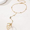 Simple Style 304 Stainless Steel Synthetic Turquoise Ring Bracelets for Women FS-WG7DA0D-08-2