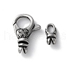 316 Stainless Steel Lobster Claw Clasps Sets STAS-D303-10AS-03-1