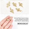 BENECREAT 10Pcs Brass Pendants KK-BC0007-41-3