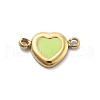 304 Stainless Steel Enamel Connector Charms STAS-L283-46G-2