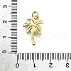 Brass Micro Pave Cubic Zirconia Pendants KK-Z100-02G-3