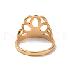 Ion Plating(IP) 201 Stainless Steel Crown Finger Ring RJEW-J051-41G-3