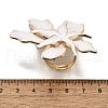 Adjustable Iron Enamel Cuff Rings for Women RJEW-V003-02G-03-3