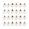 Brass Bead Cap Pendant Bails KK-TA0007-90-3