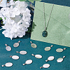 Unicraftale 304 Stainless Steel Pendant Cabochon Settings STAS-UN0007-38P-2