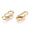 Brass Lobster Claw Clasps KK-N254-13G-2