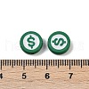 Spray Painted Alloy Beads PALLOY-S038-09A-2