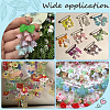 SOFPLATE 600Pcs Transparent Acrylic Bead Caps FACR-SP0001-01-6
