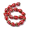Handmade Lampwork Beads Strands LAMP-R109B-15A-2