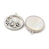 Brass Micro Pave Clear Cubic Zirconia Pendants KK-L211-011P-02-2