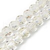 Electroplate Glass Beads Strands EGLA-L045-G-HR02-1