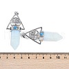 Opalite Faceted Pointed Bullet Big Pendants G-H076-02P-08-3