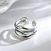 925 Sterling Silver Multilayer Cuff Rings FS-WG19322-01-4