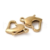 304 Stainless Steel Clasps STAS-L022-518G-2