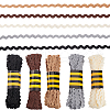  
 5Sets 5 Colors Polypropylene Fiber Ribbons SRIB-PH0001-48-1