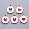 Alloy Enamel Pendants X-ENAM-S121-120A-2