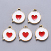 Alloy Enamel Pendants X-ENAM-S121-120A-2