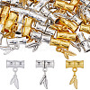 SOFPLATE 60Pcs 3 Colors Zinc Aolly Tube Bails FIND-SP0002-40-1