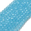 Imitation Jade Glass Beads Stands EGLA-A035-J4mm-D04-2