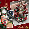   96Pcs 6 Colors Rhinestone Clay Pave Beads RB-PH0001-63-6
