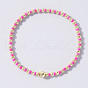 Bohemian Style Seed Beaded & Pearl Stretch Bracelet for Women XY5299-10-1