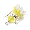 Glass Pendants PALLOY-MZ00665-06-4