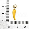Brass Enamel Pendants KK-Z100-10G-02-3