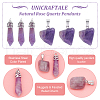 Unicraftale 24Pcs 2 Styles Natural Amethyst Pendants G-UN0001-12C-5