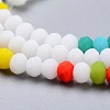 Faceted Glass Beads Strands GLAA-F106-B-F10-3