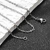 Tarnish Resistant 304 Stainless Steel Women Chain Necklaces NJEW-C079-01C-4