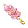 Teardrop Glass Pendant Decorations HJEW-JM03256-6